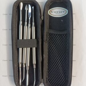 SET ATTREZZI IN ACCIAIO PZ.4